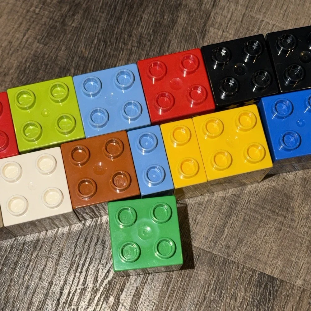 Lego Duplo Printed Learning Blocks Animals Numbers Food Educational Building - Picture 4 of 5